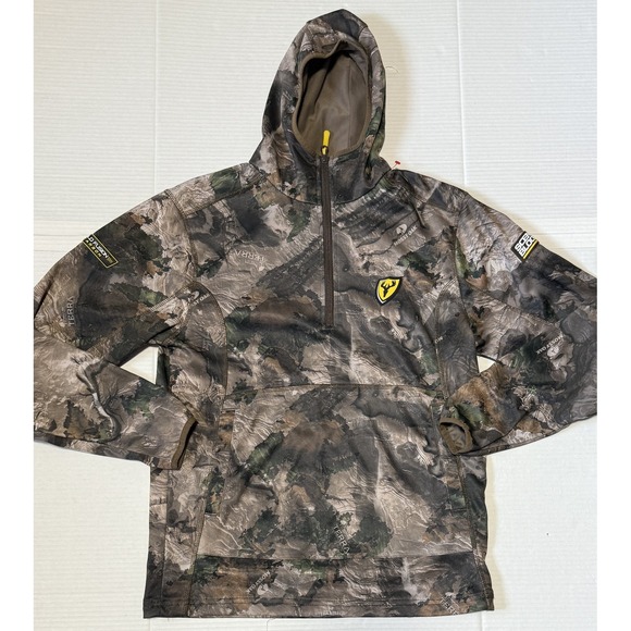 Mossy Oak Other - Mossy Oak Terra Camo Scent Blocker Cold Fusion Carbon Hoodie Hunting - Men Small
